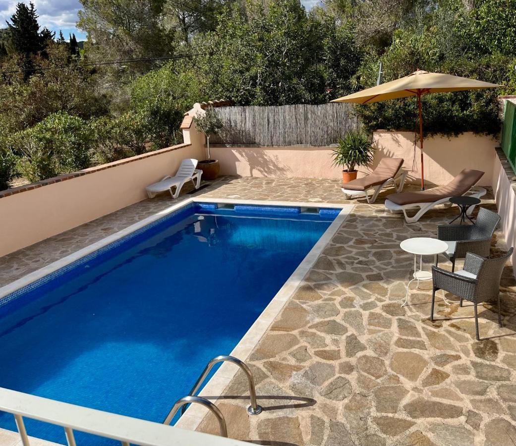 Apartment In Country House With Views And Pool Vespellá Extérieur photo